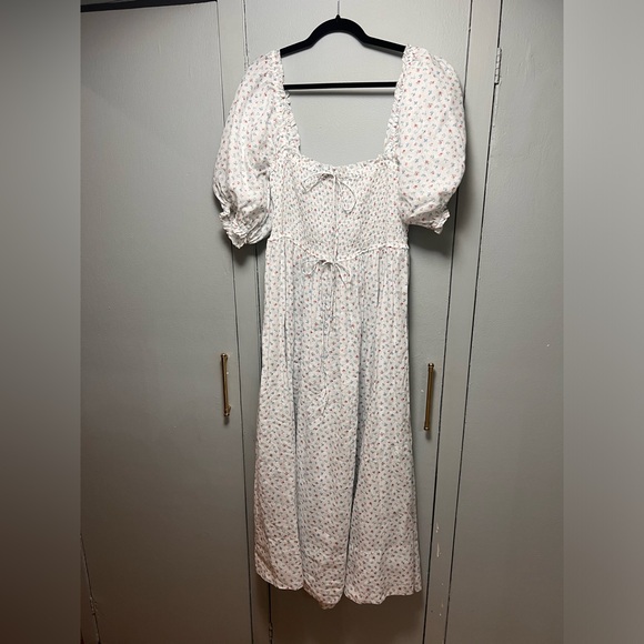 Doen Siena Shirred Floral Print dress - Picture 3 of 4